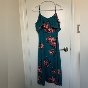 Summer midi floral dress